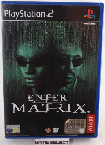 Enter THE Matrix sony PS2 PLAYSTATION 2 Pal Eur - - Original Complet ...