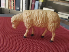 "619.11"   BREBIS EN PLASTIQUE PUBLICITE  "ROQUEFORT SOCIETE" TETE ARTICULEE