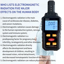 3 In 1 Radiation Detector Dosimeter Geiger Counter EMF Electromagnetic Tester