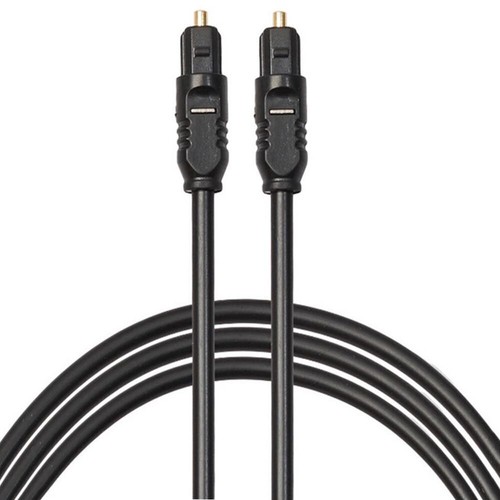 Cable de fibra óptica Toslink negro núcleo de cable de audio digital para sonido envolvente de TV - Imagen 2 de 20
