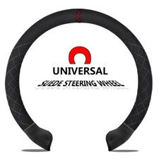 Auto Lenkradbezug Lenkradhülle  Lenkradschoner Ø 37-39cm Wildleder Anti-Rutsch！