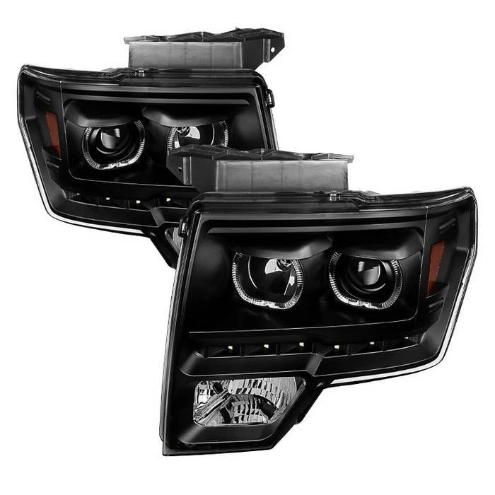 Spyder Auto 9032226 xTune Black Projector Headlights for 2009-2014 Ford F-150 Foto 2 de 4