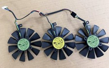 For ASUS ROG Strix RX VEGA64 8GB Graphics Card Cooling Fan T129215SU T129215SM