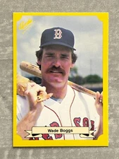 1987 Classic WADE BOGGS Red Sox "Rubber Chicken" Funny Real Trading Card #105