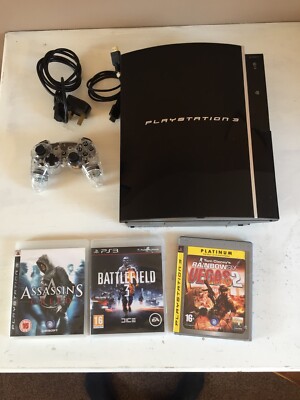 Sony PlayStation 3 PS3 80 Gig + 3 hochwertige Spiele + fantastische Steuerung
