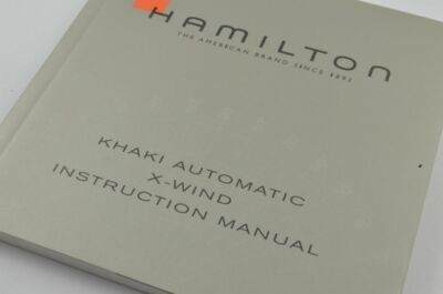 HAMILTON ANLEITUNG MANUAL X-WING CHRONO AUTOMATIK
