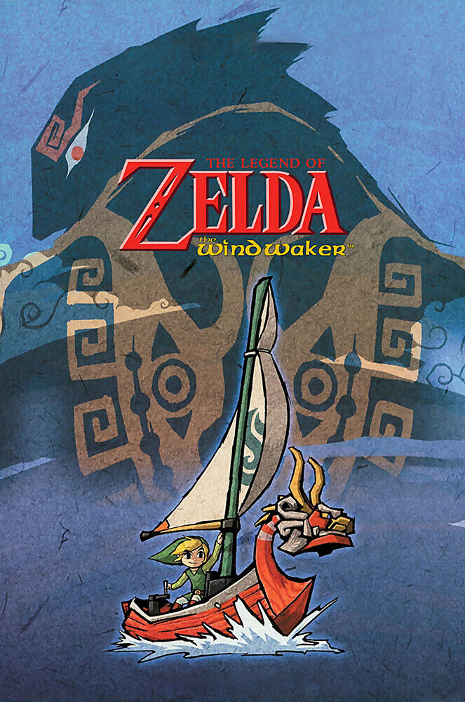 Legend of Zelda Wind Waker Switch GameCube Wii U POSTER MADE IN