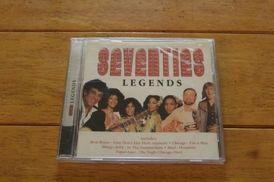Seventies Legends CD Compilation 70s Pop Soul Rock Hits Music Sealed 20 Tracks