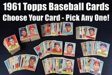 1961 Topps Baseball - Choose Your Card