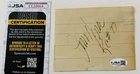 JIM TYRER #44 Kansas City Chiefs Autographed Signed Cut NFL JSA