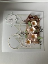 Handmade Luxury  Birthday/ Occasion Card  Personalised