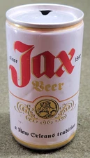 JAX Beer/Pearl Brewing. Co. ~ Aluminum 12oz. Can ~ Empty ~ USA