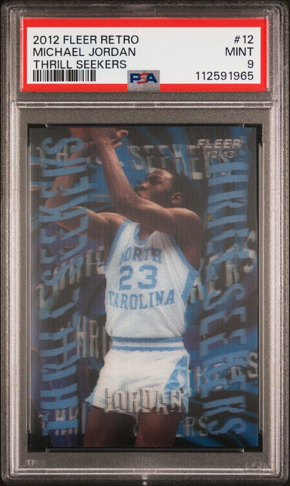 2012 FLEER RETRO THRILL SEEKERS MICHAEL JORDAN #12
