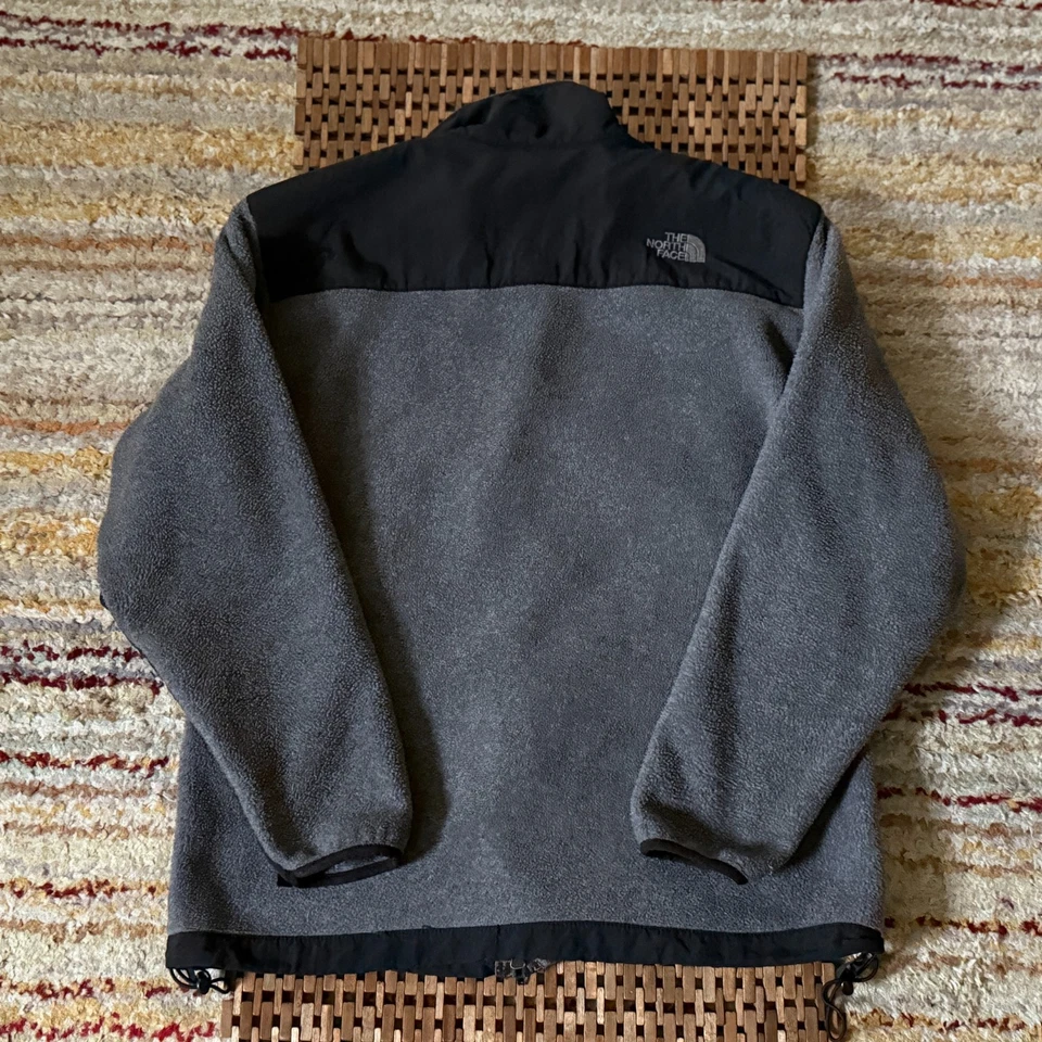 The North Face Denali Full Zip Fleece Jacket Black Grey Men's Size Large L - Image 2 of 3