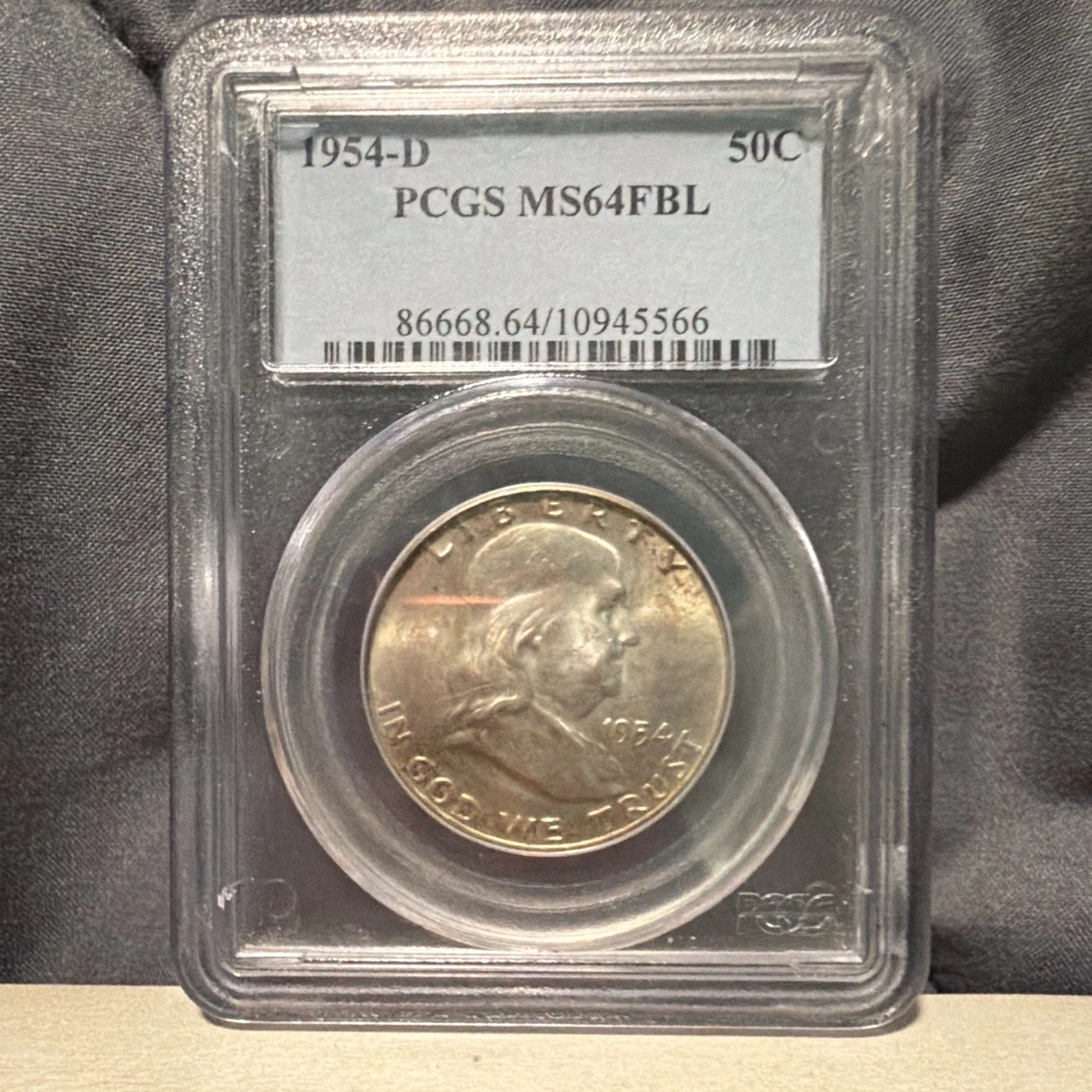 Preços baixos em Prata 1954 moedas de meio dólar, Franklin (1948