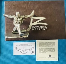 Jac Zagoory Designs Mini ATLAS Pewter Pen / Pencil Holder ~ NEW