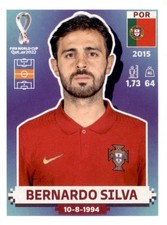 Bernardo Silva Portugal 2022 Panini World Cup Sticker #POR 11