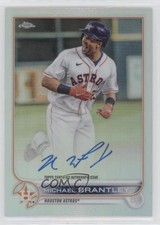 2022 Topps Chrome Veteran Refractor 233/499 Michael Brantley #CVA-MB Auto b4d