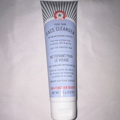 First Aid Beauty Pure Skin Face Cleanser Sensitive Skin 5.0oz