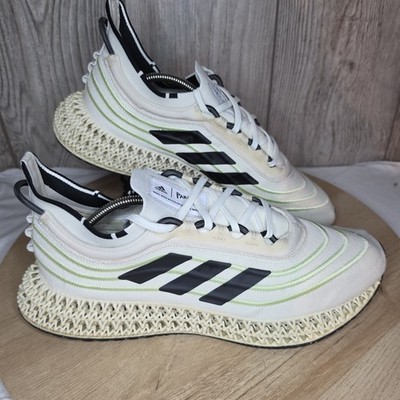 Adidas Parley 4DFWD Sneakers Shoes Mens 13 White Almost Lime Lace Up ART GZ8625