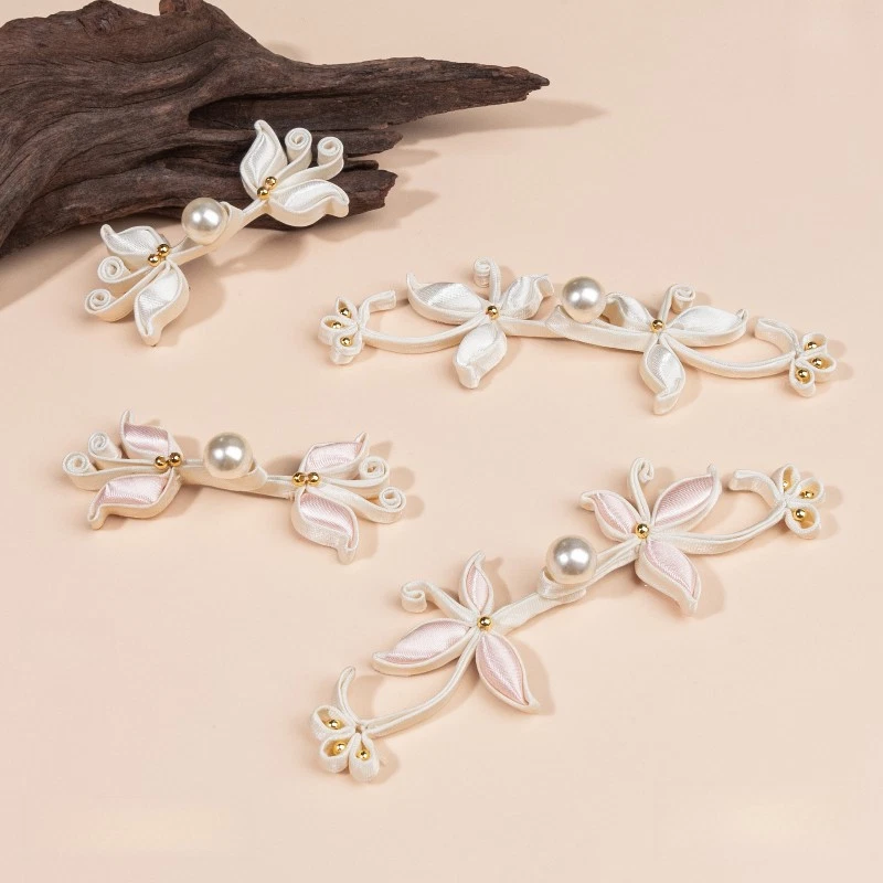 5x Chinese Traditional Qipao Button Sew Flower Button for Hanfu Cheongsam Ethnic - Image 4 of 4