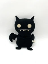 Vintage 2002 Ugly Doll Ice Bat Black Bat Plush Pretty Ugly 12"