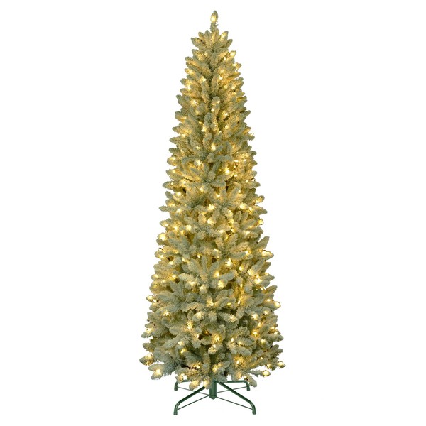 artplants Deko Tannenbaum Rovaniemi Speed, Beschneit, Leds, 225Cm, Ø75Cm-image