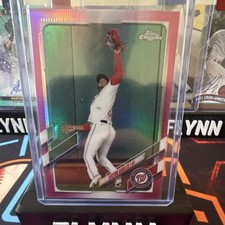 Topps 2021 Chrome Victor Robles #219 Magenta Refractor /399 Nationals MLB