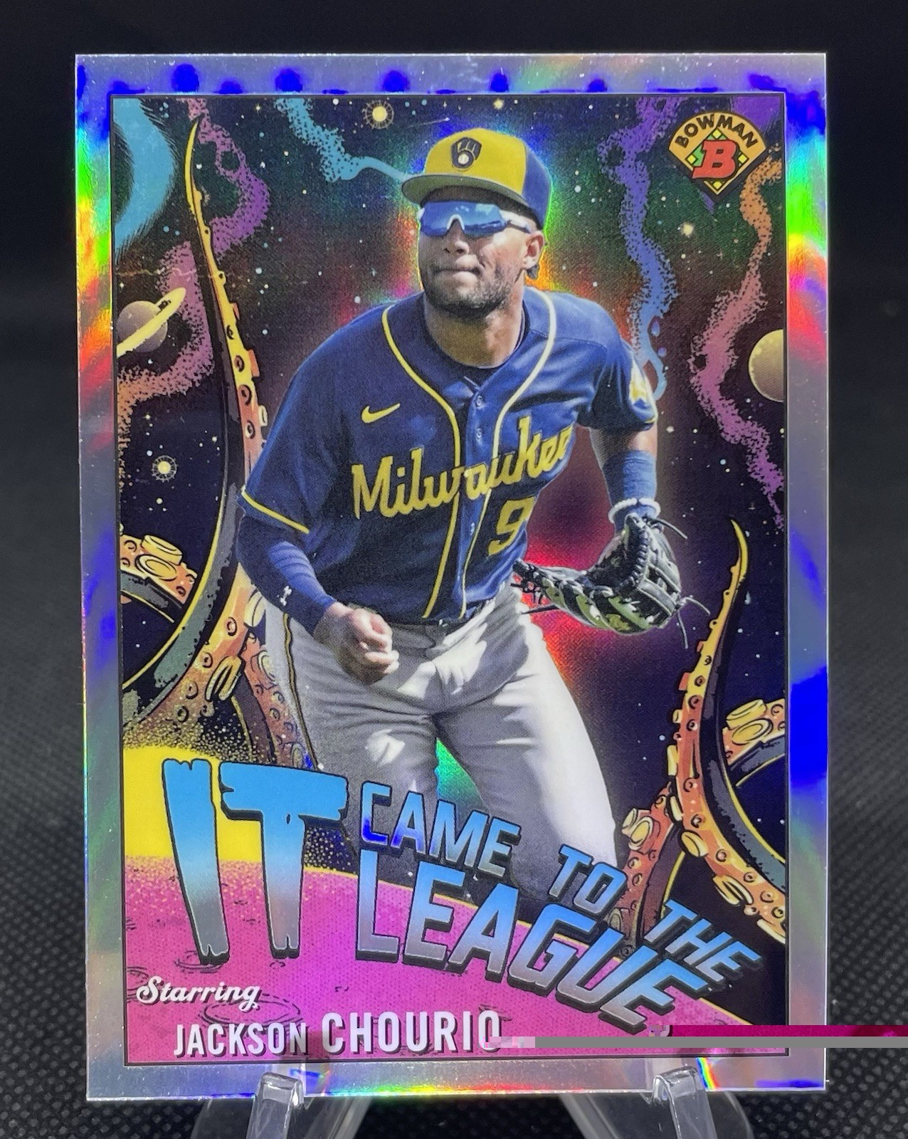JACKSON CHOURIO  2023 BOWMAN CHROME Rare ROOKIE Refractor