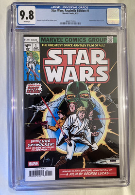STAR WARS 1977 #1 FACSIMILE EDITION CGC 9.8 [NEW]