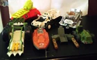 7 VTG c. 1990 GI JOE ARAH/COBRA ATTACK VEHICLES SEPTIC TANK SNOW CAT ++ Ac