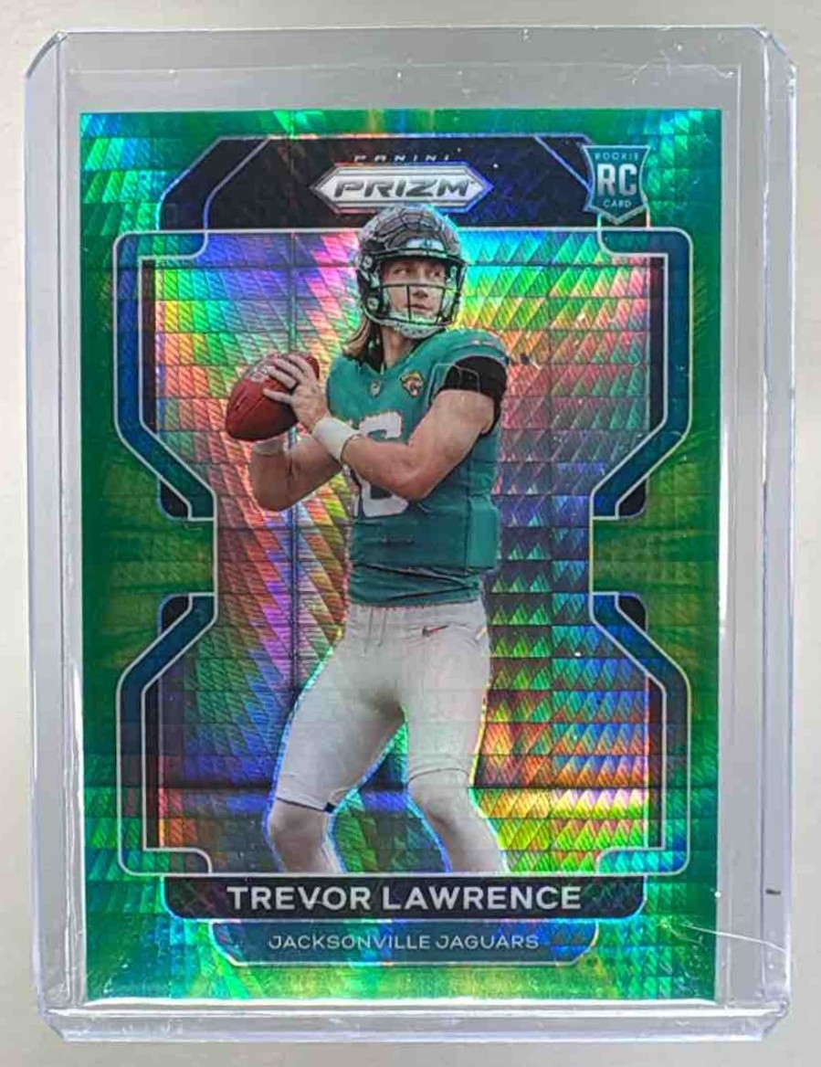 Trevor Lawrence 2021 Panini Prizm #331 Hyper Rookie RC /175