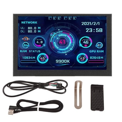 ComputerTemperaturmonitor, 5ZollIPSUSBBildschirm, PCSensorPanelDisplay, CPUDa...