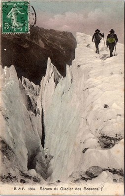 74 Au glacier des bossons, seracs