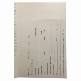 Compton's Interactive Encyclopedia (Sega CD, 1994) Complete w/ Manual + Reg Card