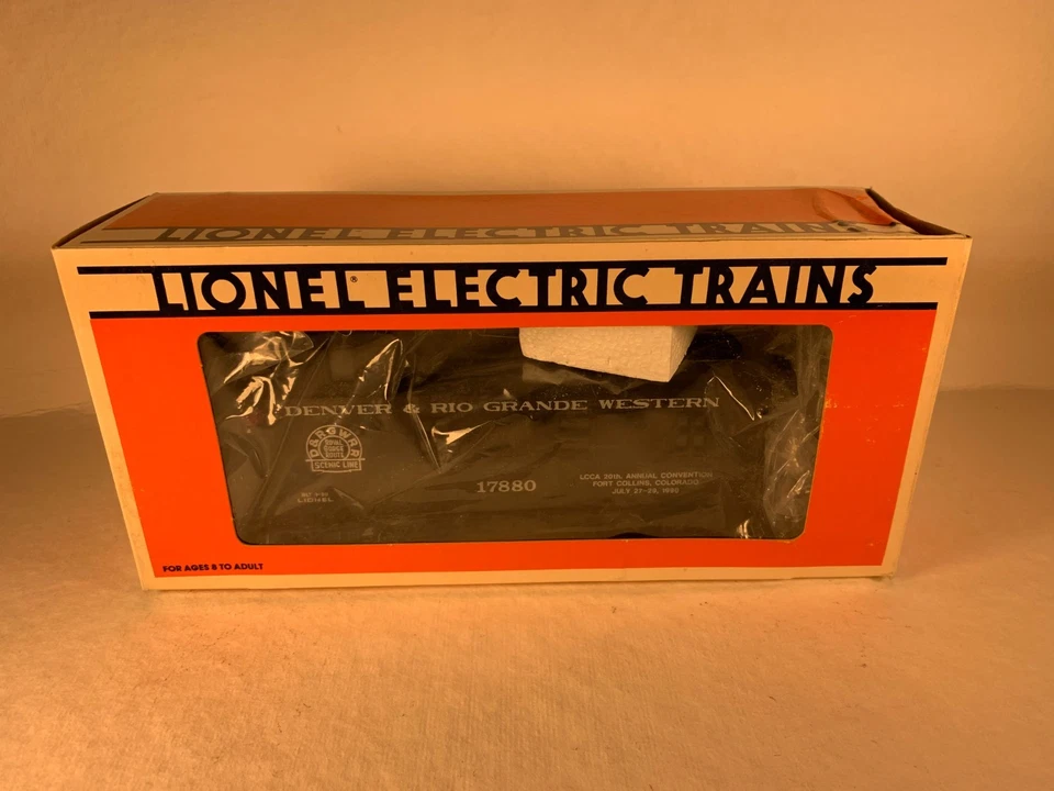 LIONEL 6-17880, LCCA 1990 CONVENTION, DENVER & RIO GRANDE WESTERN CABOOSE, NIB - Image 2 of 4