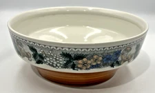 VTG Goebel Country Burgund Round Vegetable Serving Bowl 8.5" West Germany 1970s