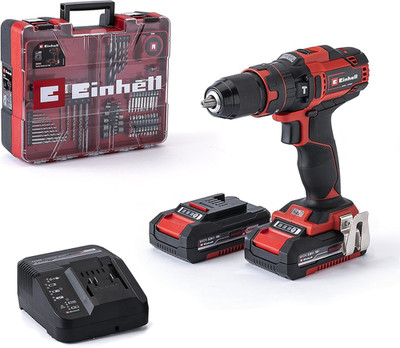 Einhell Akku-Schlagbohrschrauber-Set TE-CD 18/40 Li-I +64 (2X2,0 Ah) Power X-Cha