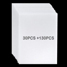 Shrink Plastic Sheets 30Pcs Shrink Film Art Paper Frosted Film Sheets 130Pcs