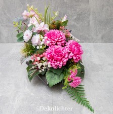 Gesteck Blumengesteck Kunstgesteck Deko Grabg...
