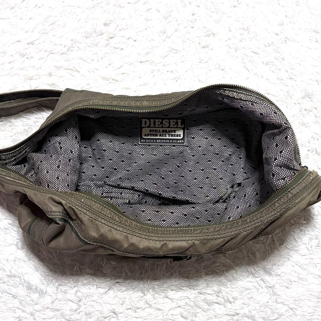 DIESEL shoulder Bag Grunge archive vintage y2k nylon khaki japan