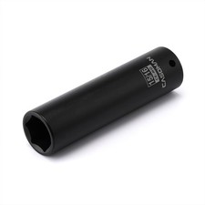 CASOMAN 1/2-Inch Drive Extra Deep Socket (15/16"), CR-MO, SAE, 1PC (15/16) 