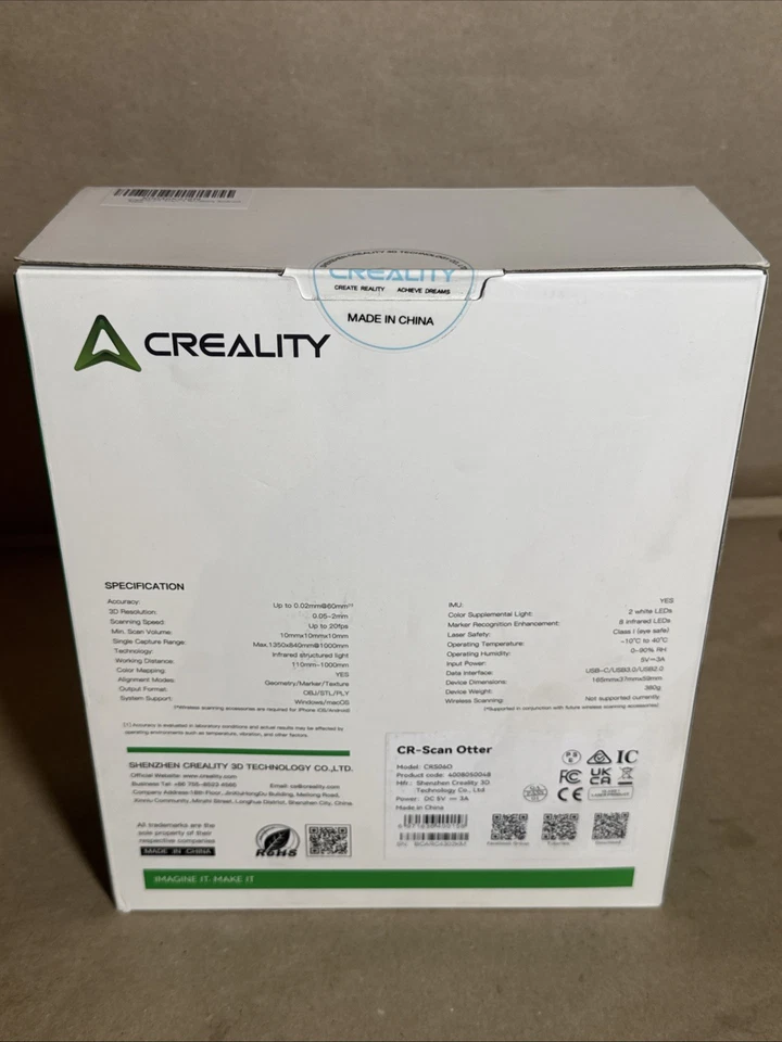 Creality CRS06O Handheld 3D Scanner CR-Scan Otter for 3D Printing * Sealed * - Image 3 of 4