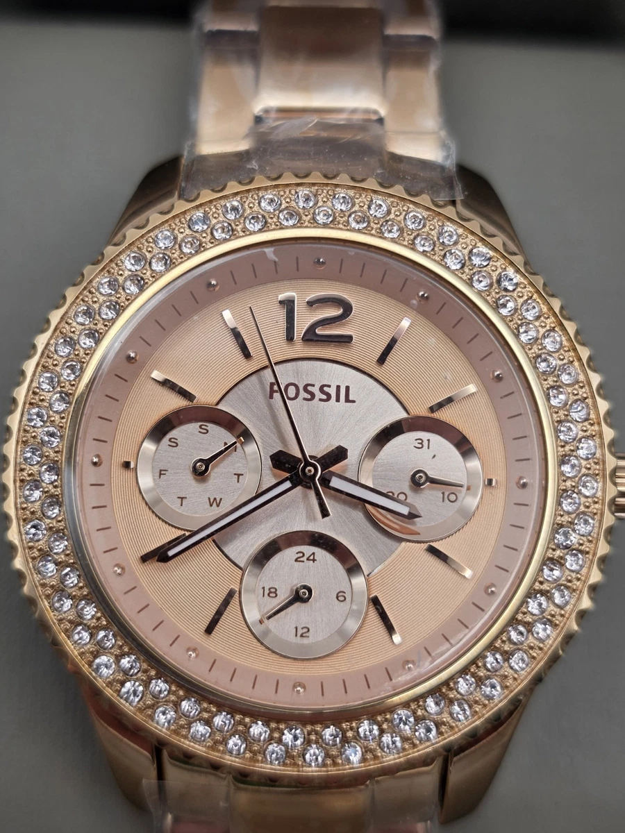 Fossil Gold Rose Gold Band Wristwatches for sale | eBay display picture 1