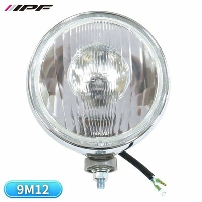 IPF Fog clear lens light 9M12 halogen H3 12V Driving Beam Chrome Body Off-Road