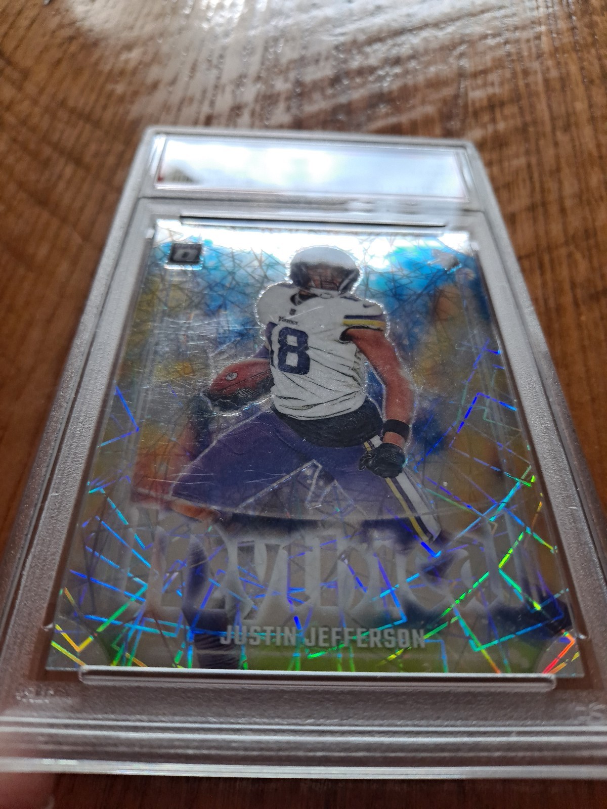 2023 Panini Donruss Optic - Mythical Justin Jefferson #9 PSA 9 READ view 5