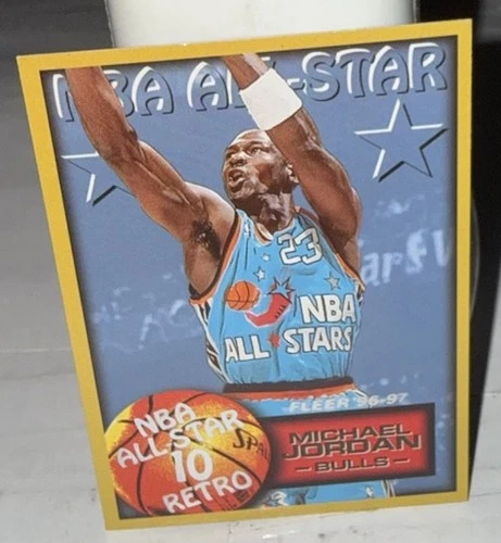 1996-97 Fleer NBA All-Star 10 Retro Michael Jordan #282 Chicago Bulls
