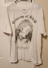 AALIYAH PRINCESS OF R B WHITE UNISEX T-SHIRT SIZE 2XL
