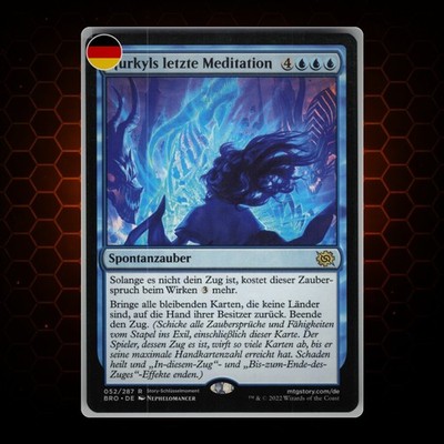 MTG - Hurkyl's Final Meditation/Hurkyls letzte Meditation - BRO - Deutsch - EX
