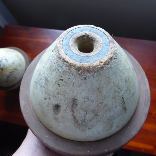 3 VTG Wagner & Adler Rubber Band Duckpin Bowling Pins W/ Bowling Ball C1925 - Picture 10 of 14